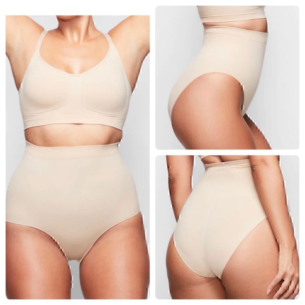 NWOT Skims Sculpting Mid Waist Briefs 4X/5X in Clay